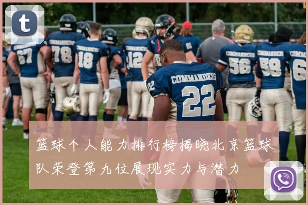 篮球个人能力排行榜揭晓北京篮球队荣登第九位展现实力与潜力
